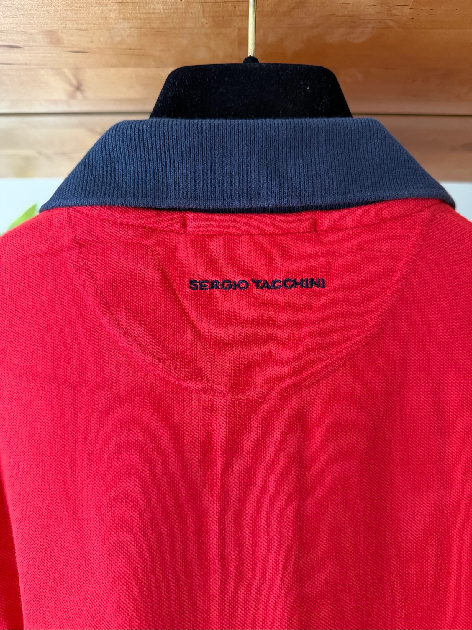 Polo Sergio Tacchini Dames T42 – Rood & Marineblauw – 100% Katoen – Perfecte staat – photo 5